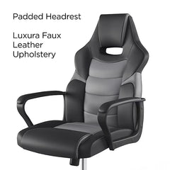 Staples Emerge Vector Gaming Chair – Ergonomic Adjustable Height Swivel Black Chair