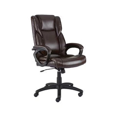 Staples Kelburne Luxura Ergonomic Faux Leather Executive Office Chair – Swivel Desk Chair
