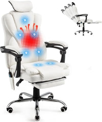 YODOLLA Ergonomic Reclining Office Chair with Heat & Massage – High Back Desk Chair