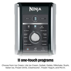 Ninja CREAMi XL Deluxe 11-in-1 Ice Cream and Frozen Treat Maker - NC501