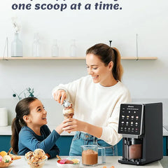 10-Funktionen Elektro-Eismaschine, 8 Programme + Mix-In & Re-Spin, hausgemachtes Eis, Gelato, Frozen Yogurt & mehr, High-Protein, Keto, vegan, laktosefrei Optionen
