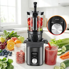 【FathersDayGift】Quiet and powerful 200W stainless steel fruit and vegetable juicer