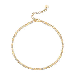 Gold Plated Beaded Anklet for Women