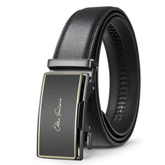 Leather Belt Alloy Buckle Men Business Attire