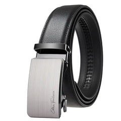 Leather Belt Alloy Buckle Men Business Attire