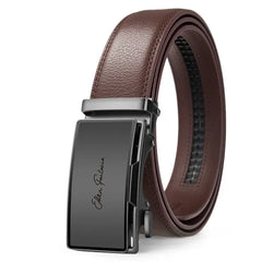Leather Belt Alloy Buckle Men Business Attire