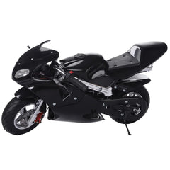 Aqzb Mini Motorcycle Toy 49 2 Stroke Pocket Motorcycle Up to 20mph Max Weight 170lbs Gas Powered Pocket Motorbike for Kids Over 12 Years Old Black