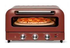 Willow 1800W Electric Pizza Oven, Green - Countertop Pizza Maker, Pizza Stone, Digital Control