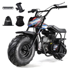 Oryxearth OGMR105 Basic Mini Dirt Bike, 105cc 4-Stroke Gas Powered Off Road Bike for Teens and Adult, 28mph, Up to 165 LBS, Racing Red