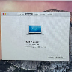 Apple MacBook Air 11-inch A1465 2012 Core i5 4GB 128GB - 2 Cycle count