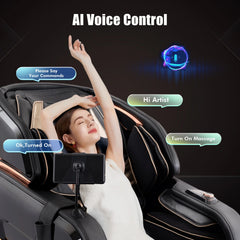 Oversized 4D Full Body Zero Gravity Airbag Shiatsu Massage Chair Recliner 24Mode