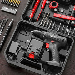 Tool Set Kit ，All-in-One Compact Tools kit,Home Tool Kit With Storage Case, DIY Power Tools For Fence Work, Home Décor, Furniture Assembly & Everyday Repairs