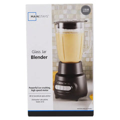 Mainstays 5-Gang Glasmixer mit 48 Oz Krug und Eiszertrümmerungs-Motor