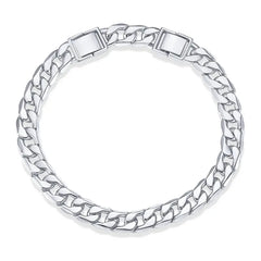 PAVOI 14K vergoldetes, klobiges Panzerketten-Fußkettchen für Damen – leichtes, flaches Panzerketten-Fußkettchen – trendiger Goldschmuck für den Sommer