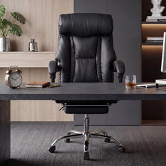 375 lbs Big & Tall Ergonomic Office Chair – Heavy-Duty Reclining Desk Chair