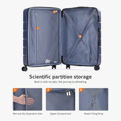 Sweet Furniture F Hardside Expandable Luggage, 20 inch Carry on Lightweight Suitcase with Spinner Wheels, TSA Lock, Telescopic Handle and ABS Durable Material
