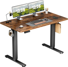 40–63 Inch Electric Standing Desk – Height Adjustable Computer Desk for Home Office