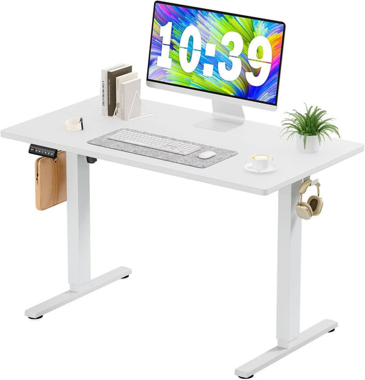 40–63 Inch Electric Standing Desk – Height Adjustable Computer Desk for Home Office