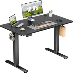 40–63 Inch Electric Standing Desk – Height Adjustable Computer Desk for Home Office