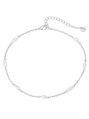 PAVOI Bracelet de cheville délicat à maillons plaqué or 14 carats pour femme - Bijoux de cheville réglables