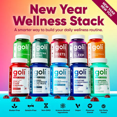 Goli Neujahrs-Wellness-Stack – handverlesene 10 Bestseller – glutenfrei, vegan, pflanzlich, gentechnikfrei & gelatinefrei