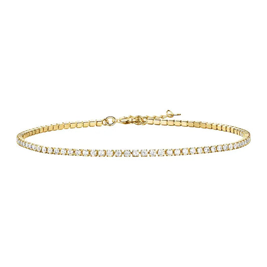 Gold Plated Beaded Anklet for Women