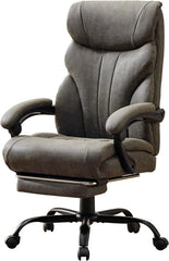 500 lbs Big & Tall Gaming Chair with Footrest – Wide Ergonomic Reclining Desk Chair