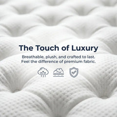 10/12/14 Inch Hybrid Memory Foam & Independent Spring Mattress - Medium-Firm Ergonomic Lumbar & Neck Support, Boxed Foam Based Mattress for Modern Home Bedroom (Twin, Full, Queen, King Sizes) - Anti-Allergic Sleep Upgrade