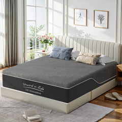 Memory Foam Mattress, 10/12/14 Inch, Twin/Full/Queen/King Size Gel Infused Bed Mattress with CertiPUR-US Certified Foam, Pain Relief & Spine Support, Breathable Knit Cover, Unwind in Style, U8A