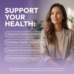 Vaginal Probiotics with Prebiotics & Cranberry