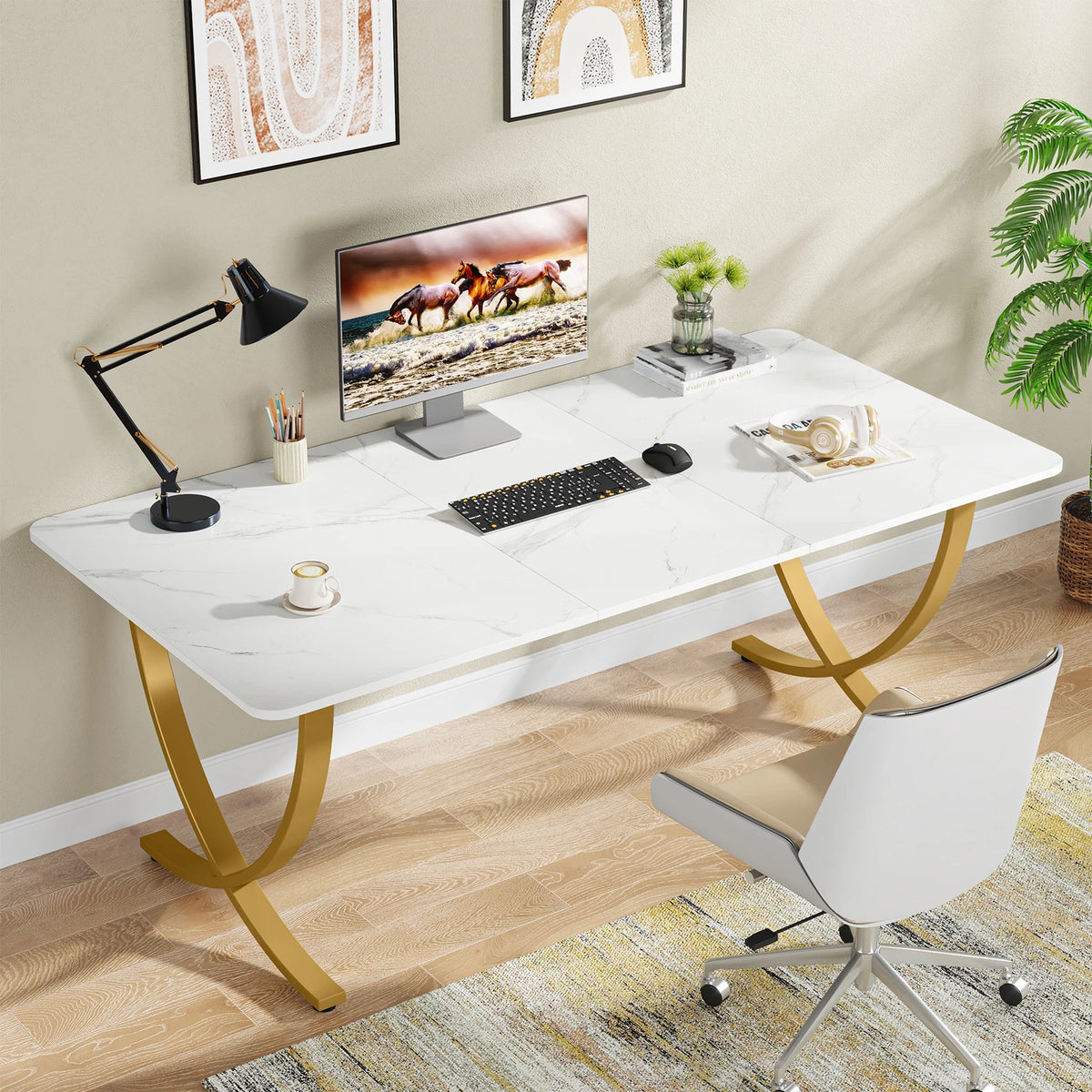 63 Modern Executive Office Desk – Large Computer Desk & Conference Meeting Table