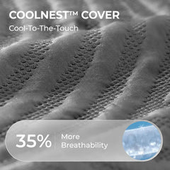 "Weightless Cooling Mattress for Heavy Users - 5-Zone Support & 8°C Cooler",Fiberglass-Free Sleep Experience Temperature Regulation,DealsForYouDays