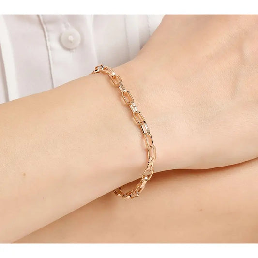 David Markstein Bronze Premier Luxe Paper Clip Bracelet