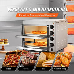 14" Double Deck Pizza Oven