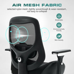 750 lbs Big & Tall Office Chair – Extra Wide Ergonomic Desk Chair with Thick Seat Cushion
