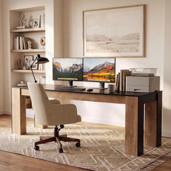 78.7" Extra Long Two Person Computer Desk – Heavy-Duty Double Office Work Desk