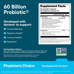 Physician's Choice Gut Guardian Bundle: Advanced Gut Health Support with 60 Billion Probiotic + Digestive Enzymes + Bloat & Gas Probiotic