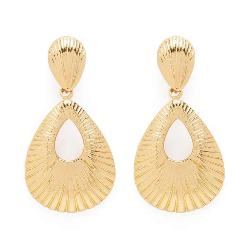 Let's Go Out Earrings - Gold