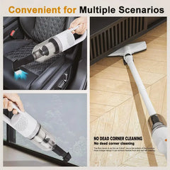 Smart Cordless Vacuum Cleaner - 2-in-1 Portable Design, Ideal for Pet Hair & Dust