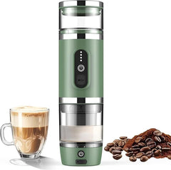 Tragbare Espressomaschine mit Milchaufschäumer