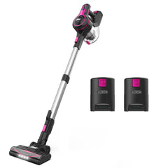 Green Lion Lite Cordless Vacuum Cleaner – 150W Stick Vacuum with Foldable Tube & LED Brush (Grey)