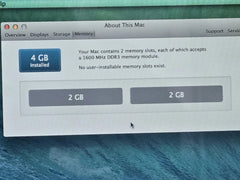 Apple MacBook Air 2013 11-Inch A1465 Core i5 4GB RAM 128GB SSD Laptop