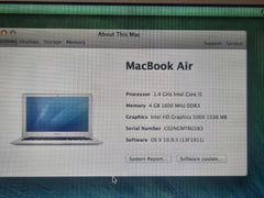 Apple MacBook Air 2013 11-Inch A1465 Core i5 4GB RAM 128GB SSD Laptop
