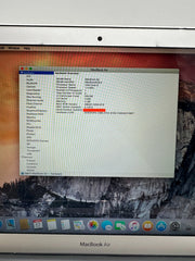 Apple MacBook Air Early 2014 13-Inch A1466 Core i5 4GB RAM 128GB SSD