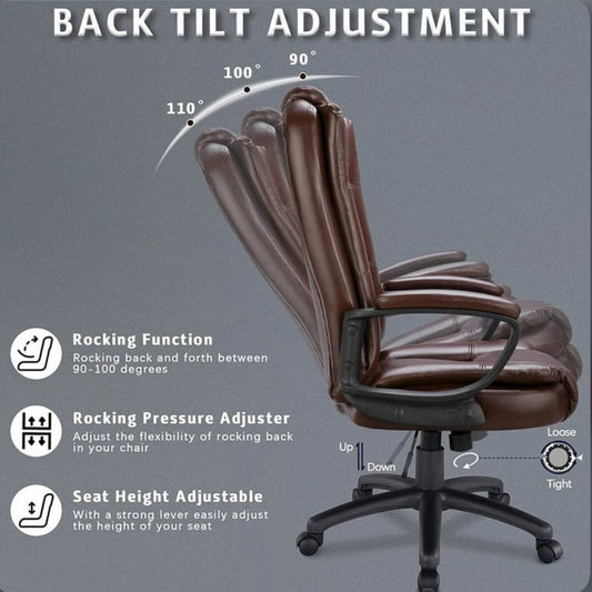Big & Tall Ergonomic Office Chair – High Back Computer Desk Chair with Lumbar Support