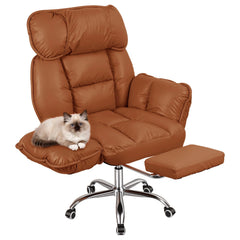 Big & Tall Executive Office Chair with Footrest – High Back Ergonomic Desk Chair