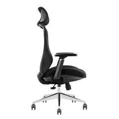 Black Ergonomic Mesh Office Chair – Adjustable Lumbar Support Swivel Desk Chair