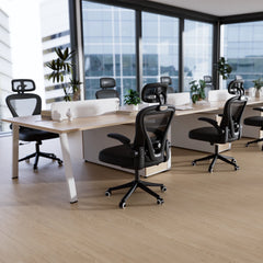 Black Ergonomic Mesh Office Chair with Lumbar Support – Computer & Desk Chair