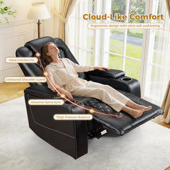 CANMOV Power Recliner Chair with USB Ports & Cup Holders, Home Theater Seating