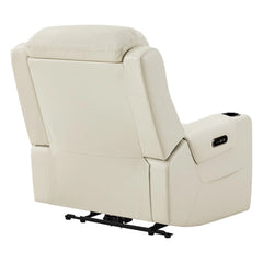 CHITA Genuine Leather Power Recliner Chair for Adults, Lay Flat Electric Recliner